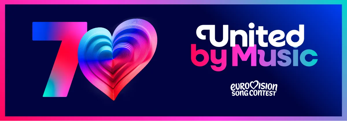 70 Jahre Eurovision Song Contest - united by music Banner